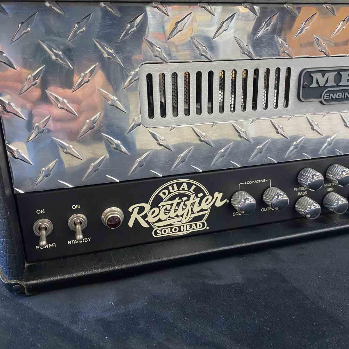Mesa Boogie Dual Rectifier Solo Head 2-Channel 100-Watt Guitar Amp Head