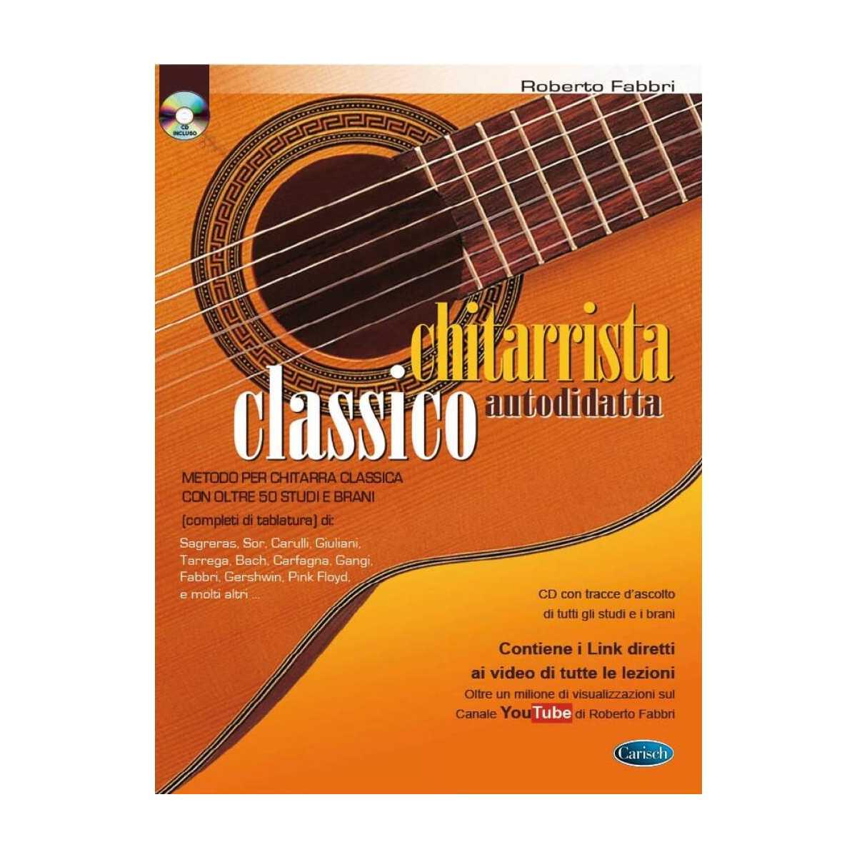 Chitarrista classico autodidatta + cd fabbri
