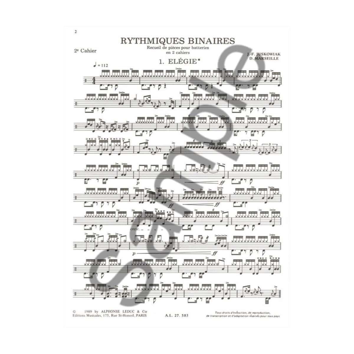 Rythmiques binaires v.2 juskowiak