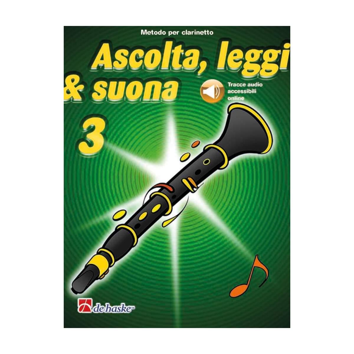 Ascolta,leggi e suona v.3 + audio online per clarinetto
