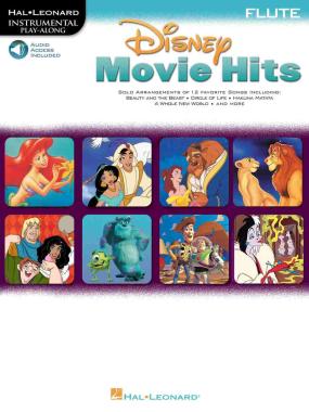 Disney movie hits + cd for flute