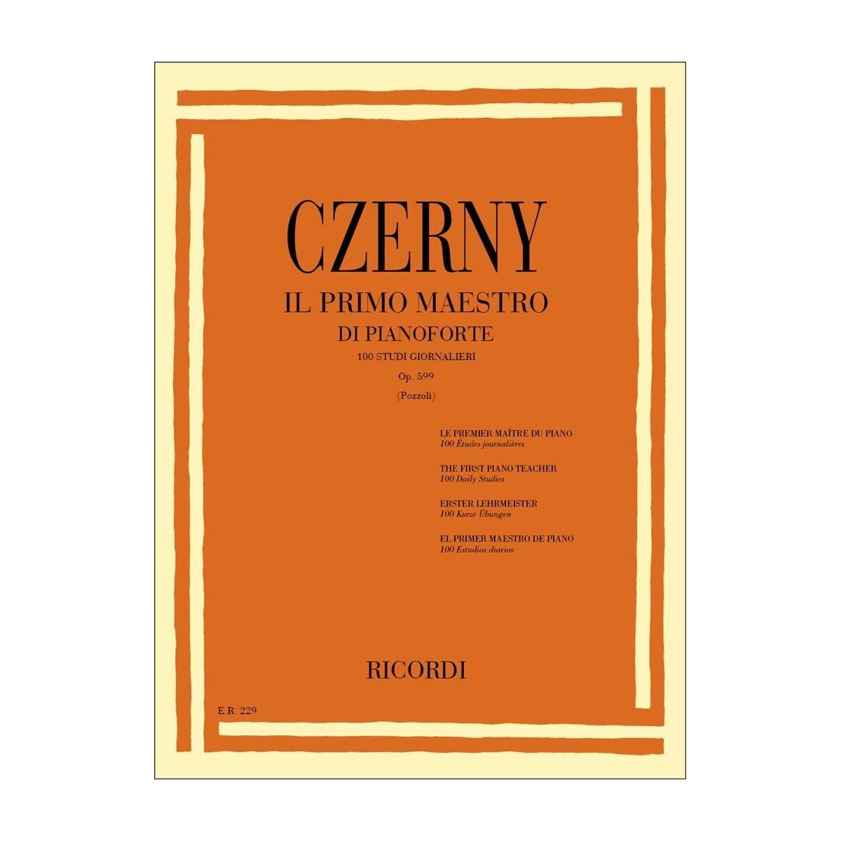 Il mio primo maestro di pianoforte op.599 14 czerny