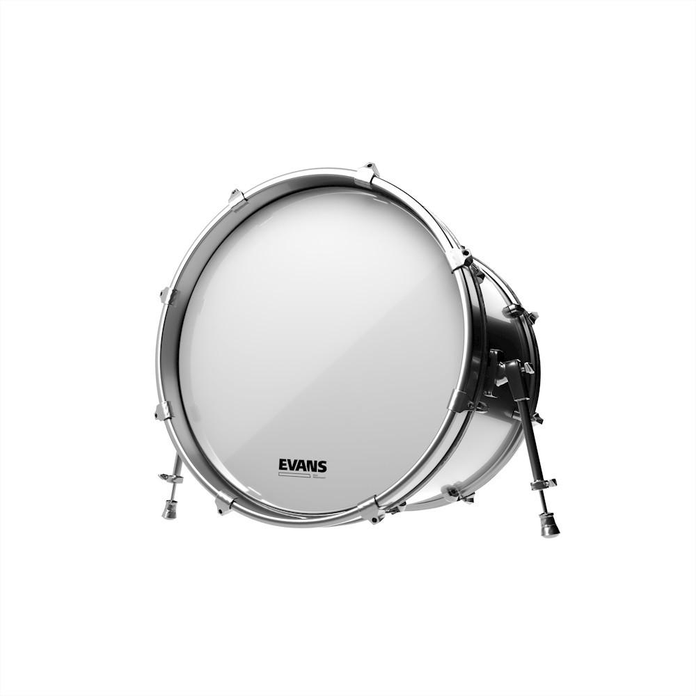 EVANS BD20RSWNP EQ3 SMOOTH WHITE RESONANT NO PORT PELLE 20"