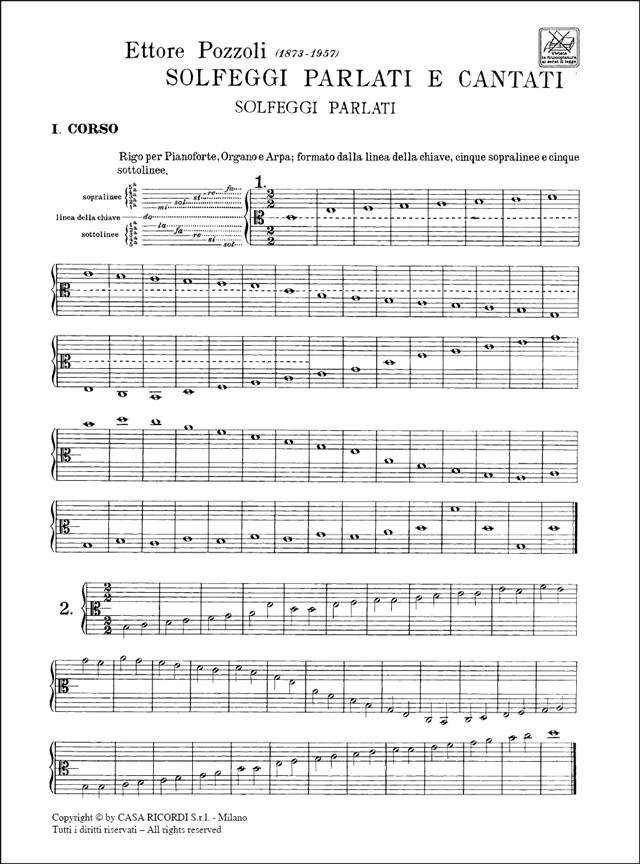 Solfeggi parlati e cantati vol.1 pozzoli  7