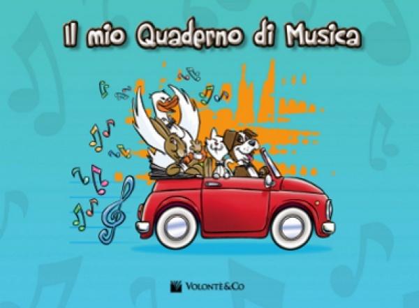 Quaderno pentagrammato 32 pagine 4 pentagrammi larghi