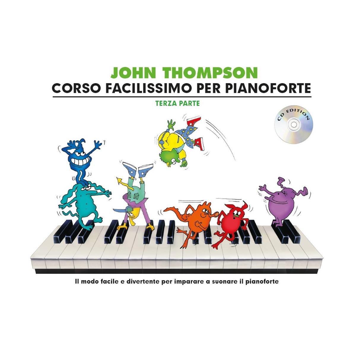 Corso facilissimo di pianoforte vol.3 thompson 18 + audio online