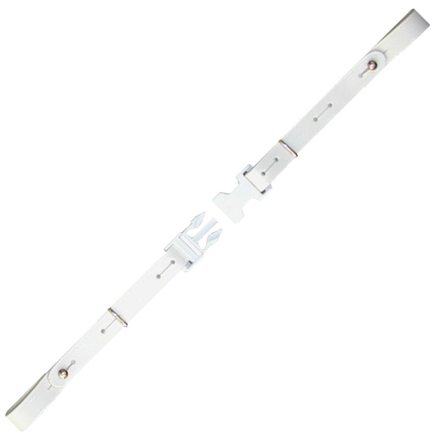 Italcinte 122 paio di strappini per fisarmonica bianchi