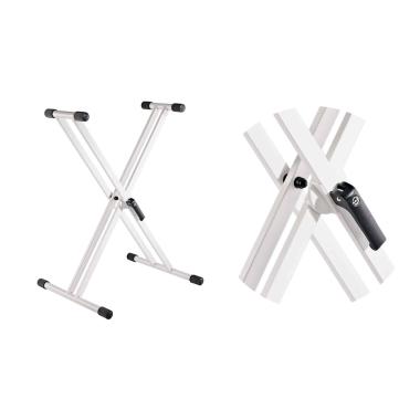 Konig & meyer 18993-015-76 rick 20 white supporto per tastiera