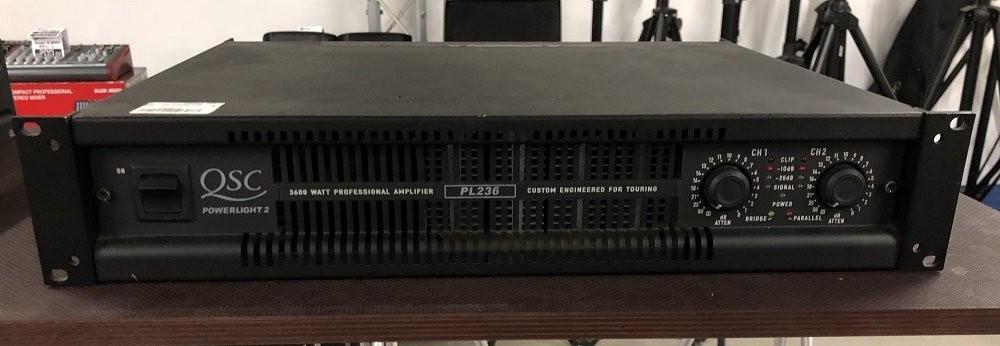 Qsc pl236 power amp