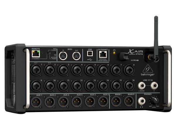 Behringer x air xr18 mixer digitale a rack