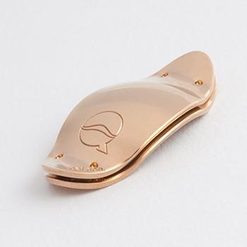 LEFREQUE GOLD PLATED ( SOLID SILVER ) ROSE 33mm