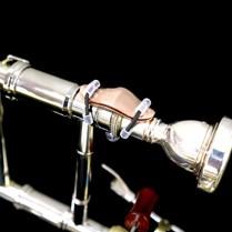 LEFREQUE GOLD PLATED ( SOLID SILVER ) ROSE 41mm