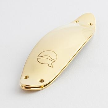 LEFREQUE GOLD PLATED (SOLID SILVER) YELLOW 76mm