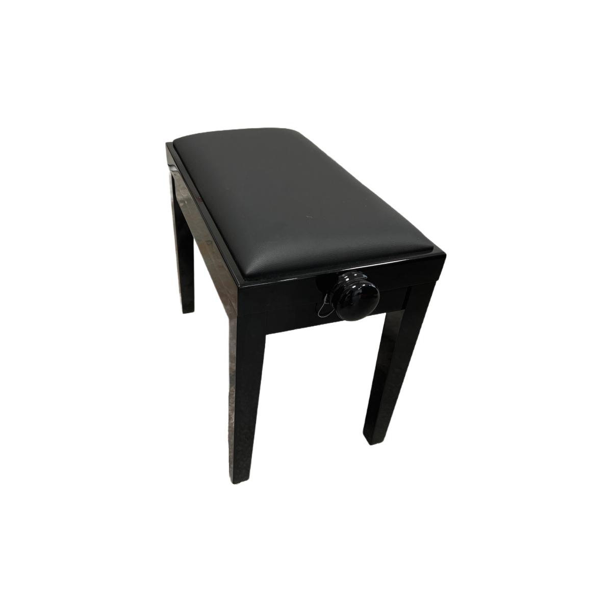 Discacciati 105 panca pianoforte nera lucida