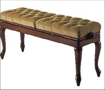 Discacciati 120cap panchetta doppia pianoforte in noce