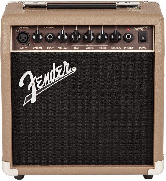 Fender acoustasonic 15 amplificatore per chitarra acustica