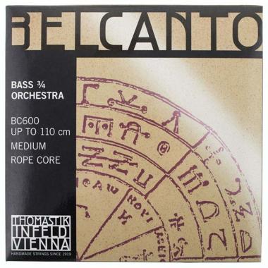 Thomastik bc600 belcanto muta di corde per contrabbasso 3/4