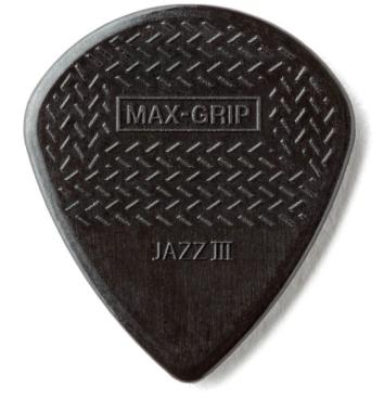 Dunlop 471-3s jazz iii plettro stiffo max grip