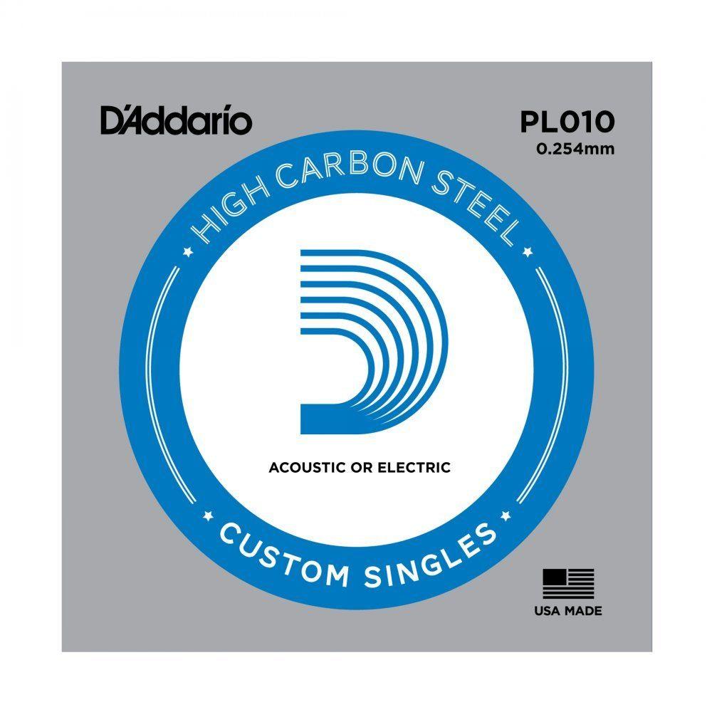 D'addario pl010 corda singola chitarra acustica / elettrica