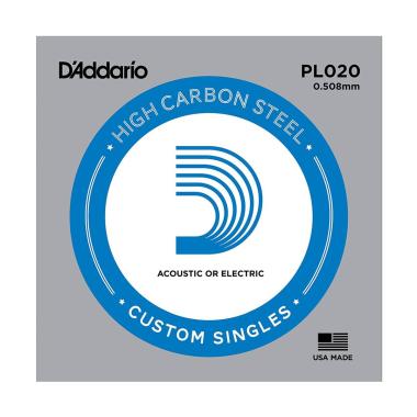 D'addario pl020 corda singola chitarra acustica / elettrica
