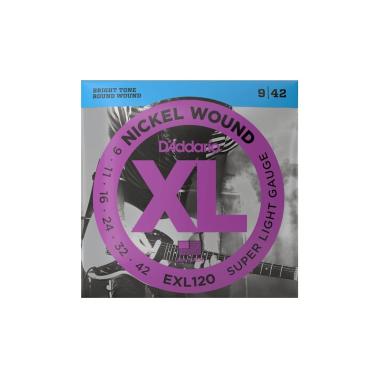D'addario exl120 set corde chitarra elettrica 9-42