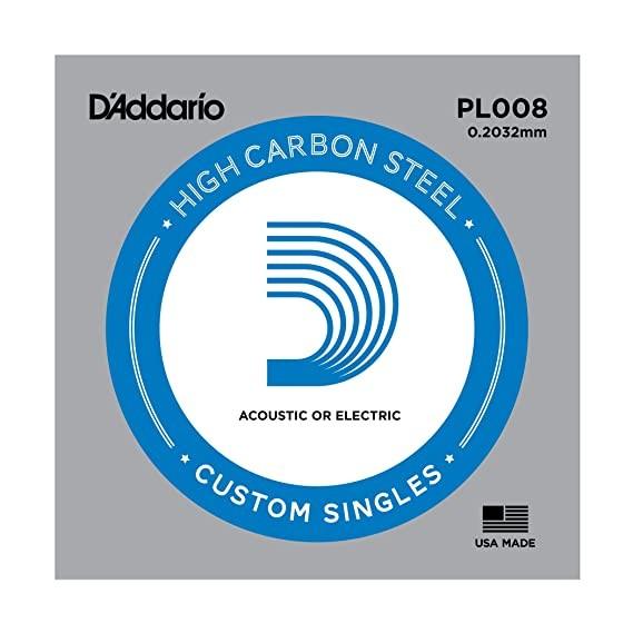 D'addario pl008 corda singola chitarra acustica / elettrica